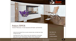 Desktop Screenshot of parkett-zipper.de
